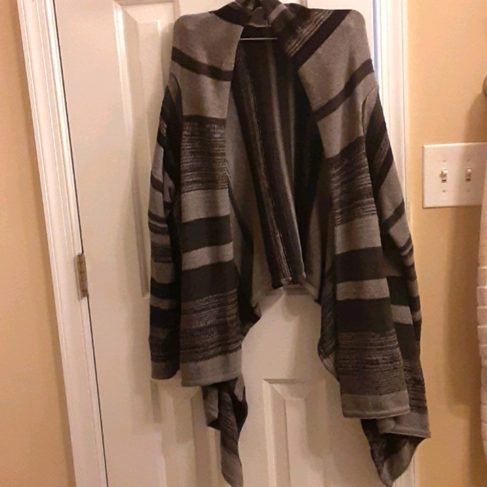 striped cardigan